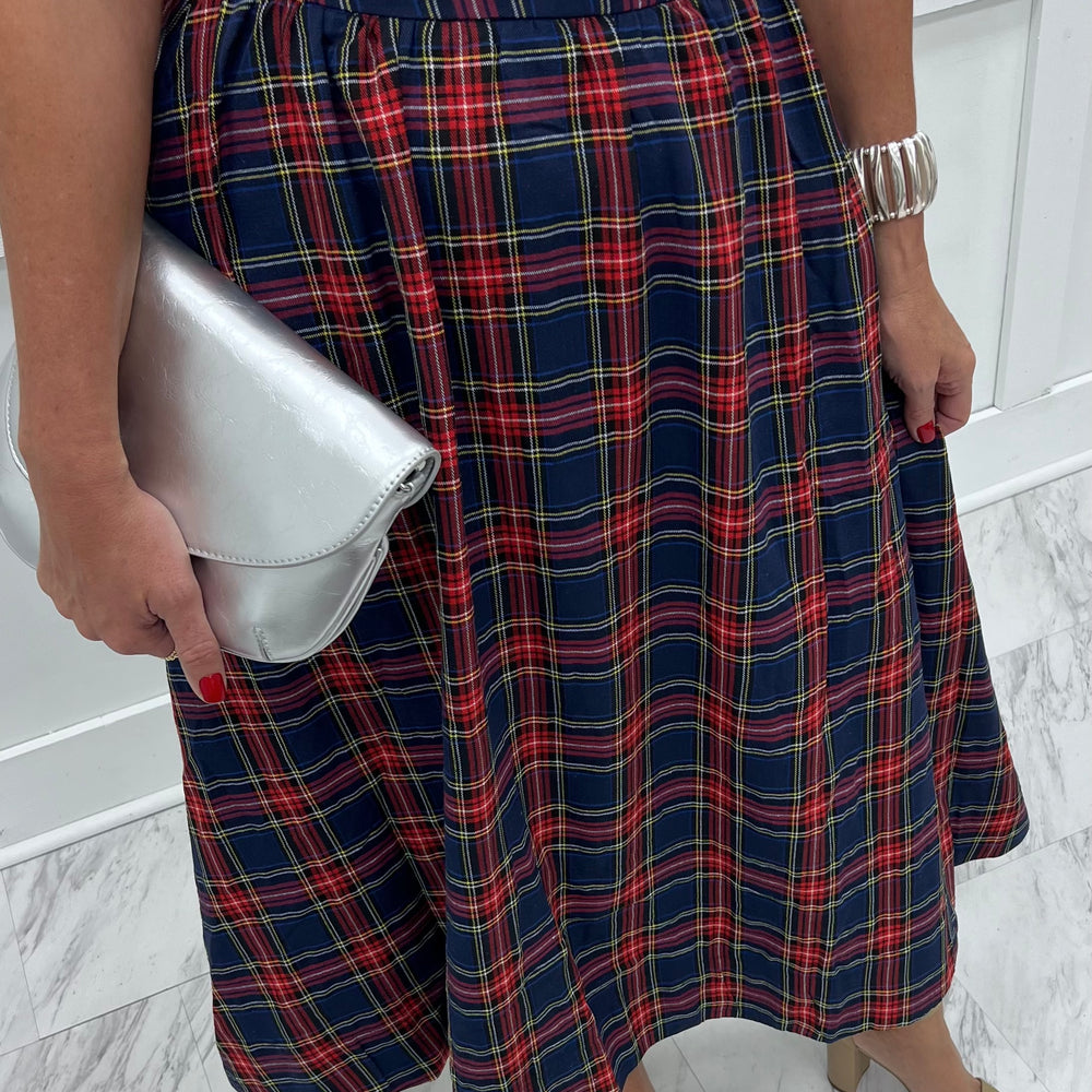 
                  
                    Social Season Plaid Skirt
                  
                