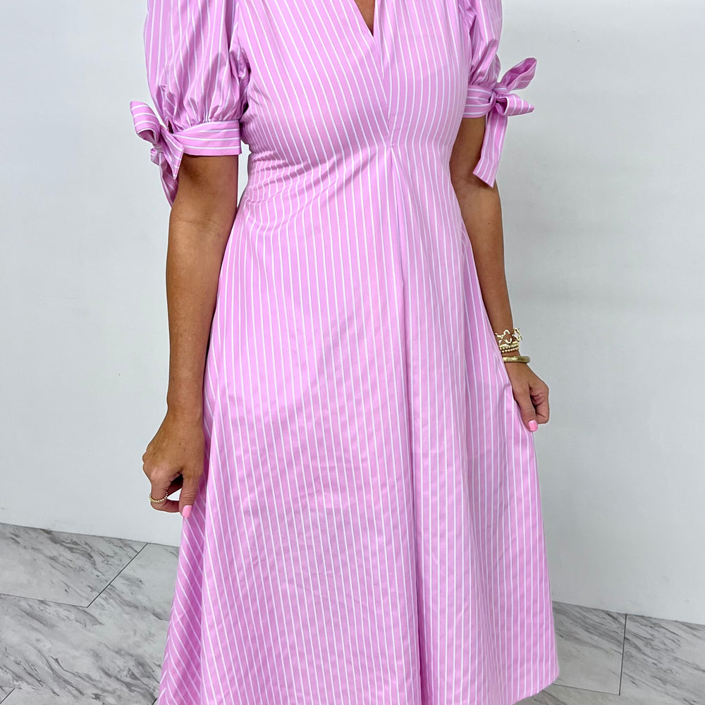 
                  
                    Penny Pink Tie Sleeve Dress
                  
                