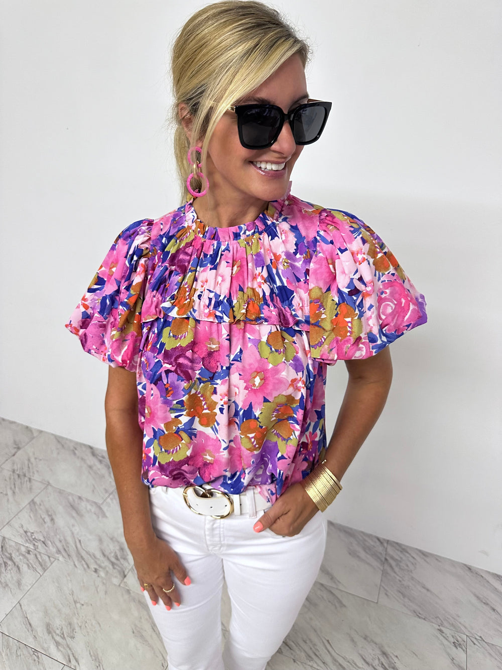 Searcy Print Top