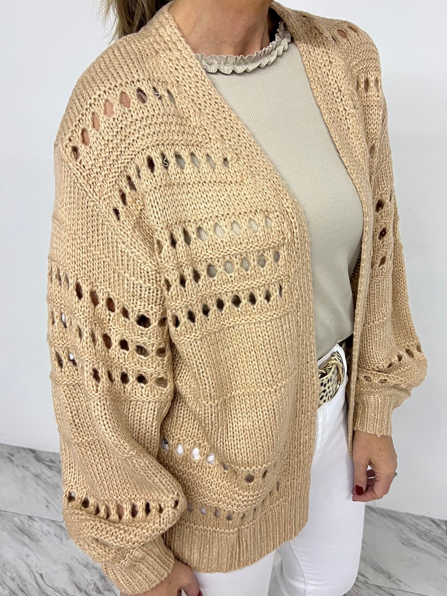 Carlisle Cardigan (Taupe)