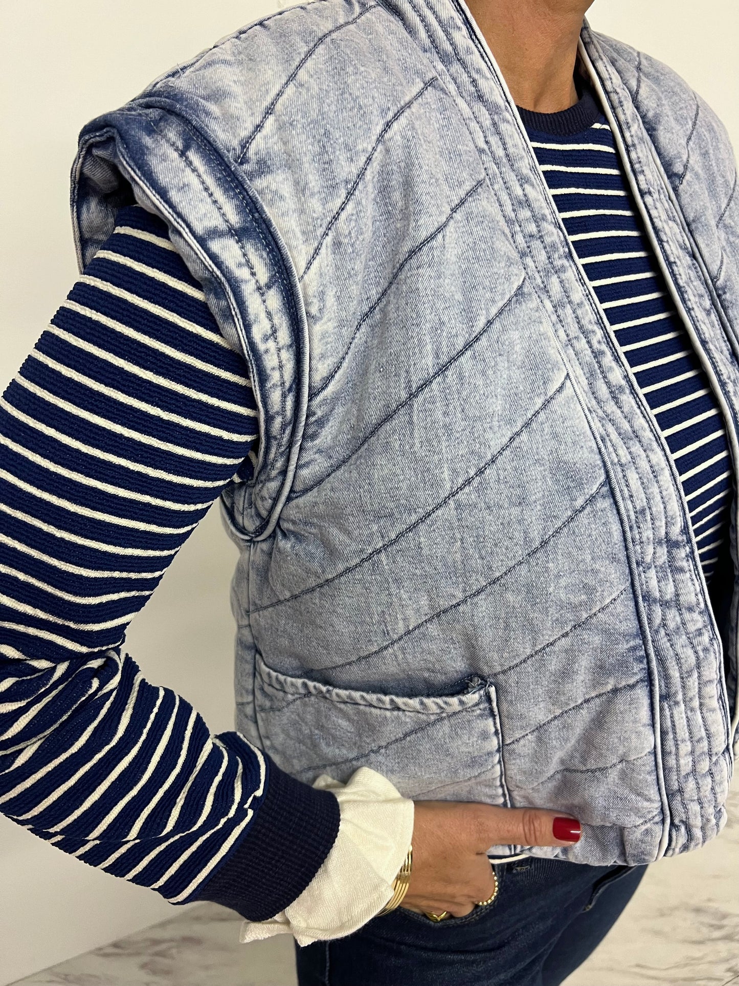 Sky's The Limit Denim Vest