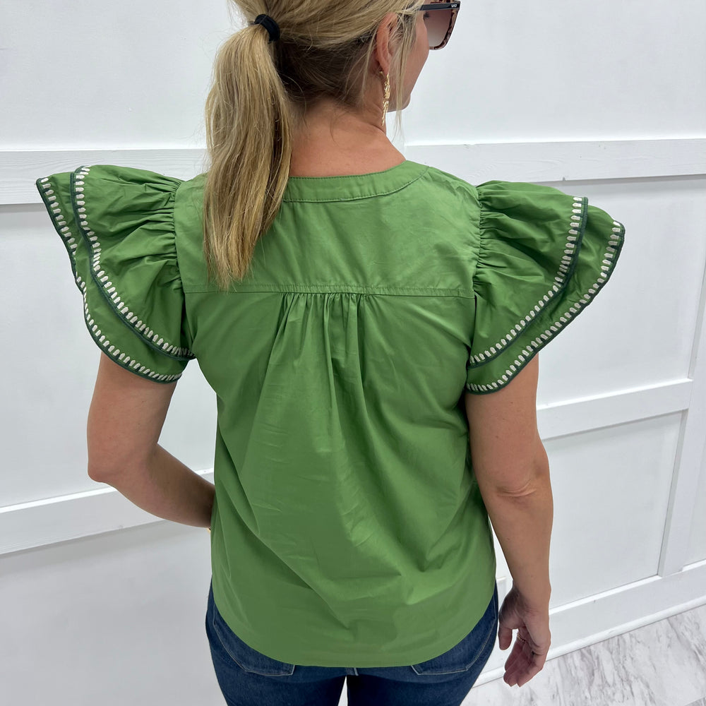 
                  
                    Addison Embroidered Top (Olive)
                  
                