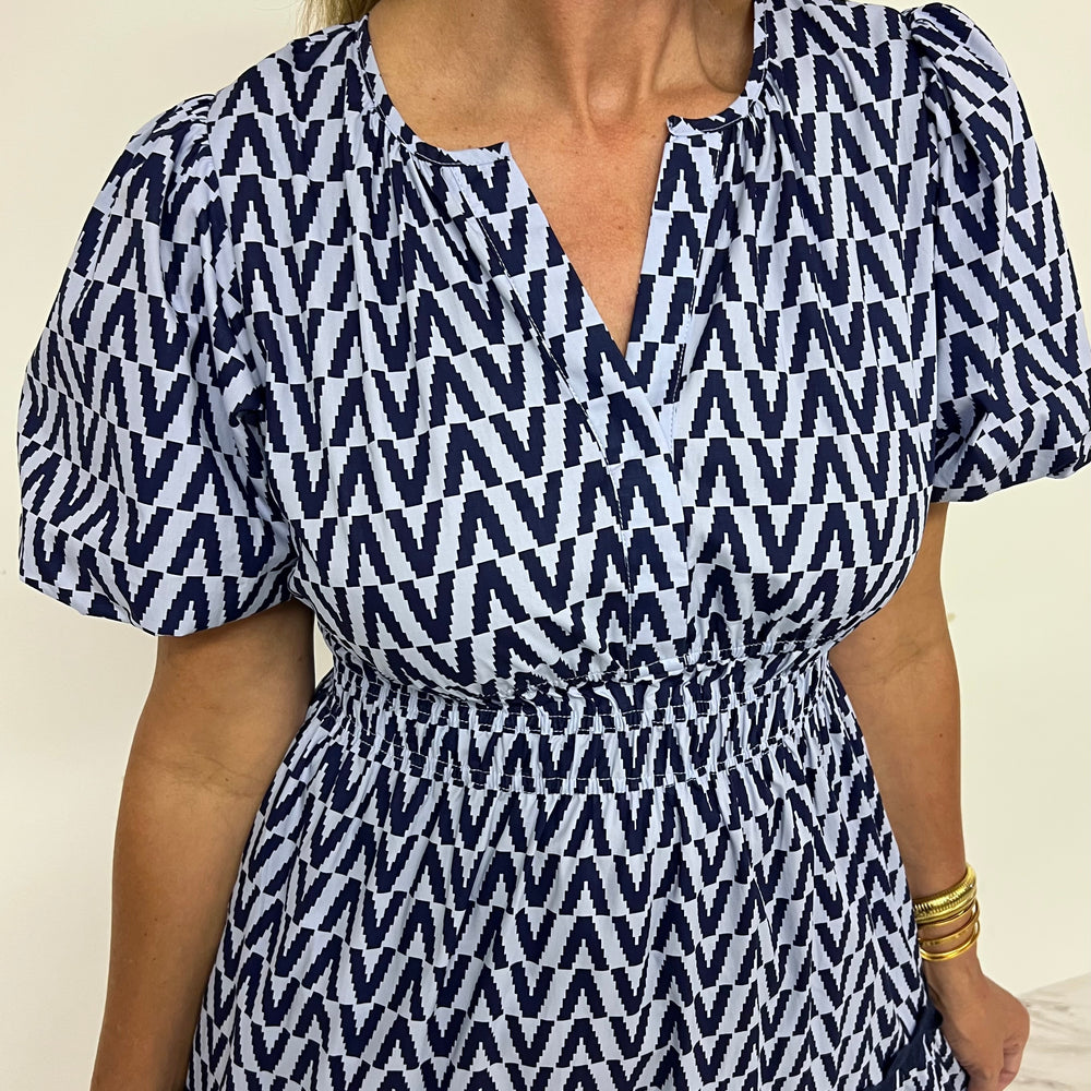 
                  
                    Capri Blues Midi Dress
                  
                
