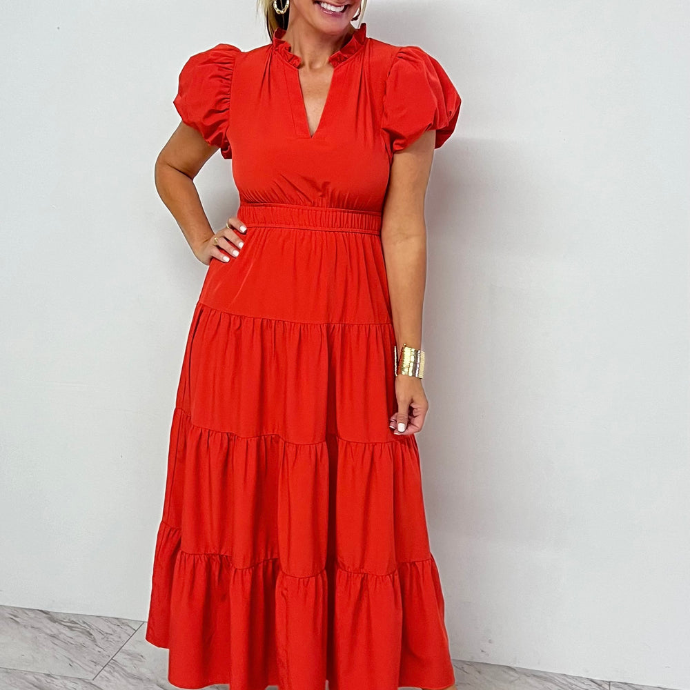 Rya Red Maxi Dress