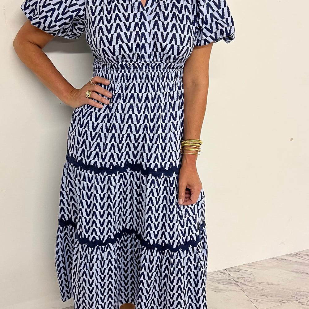 
                  
                    Capri Blues Midi Dress
                  
                