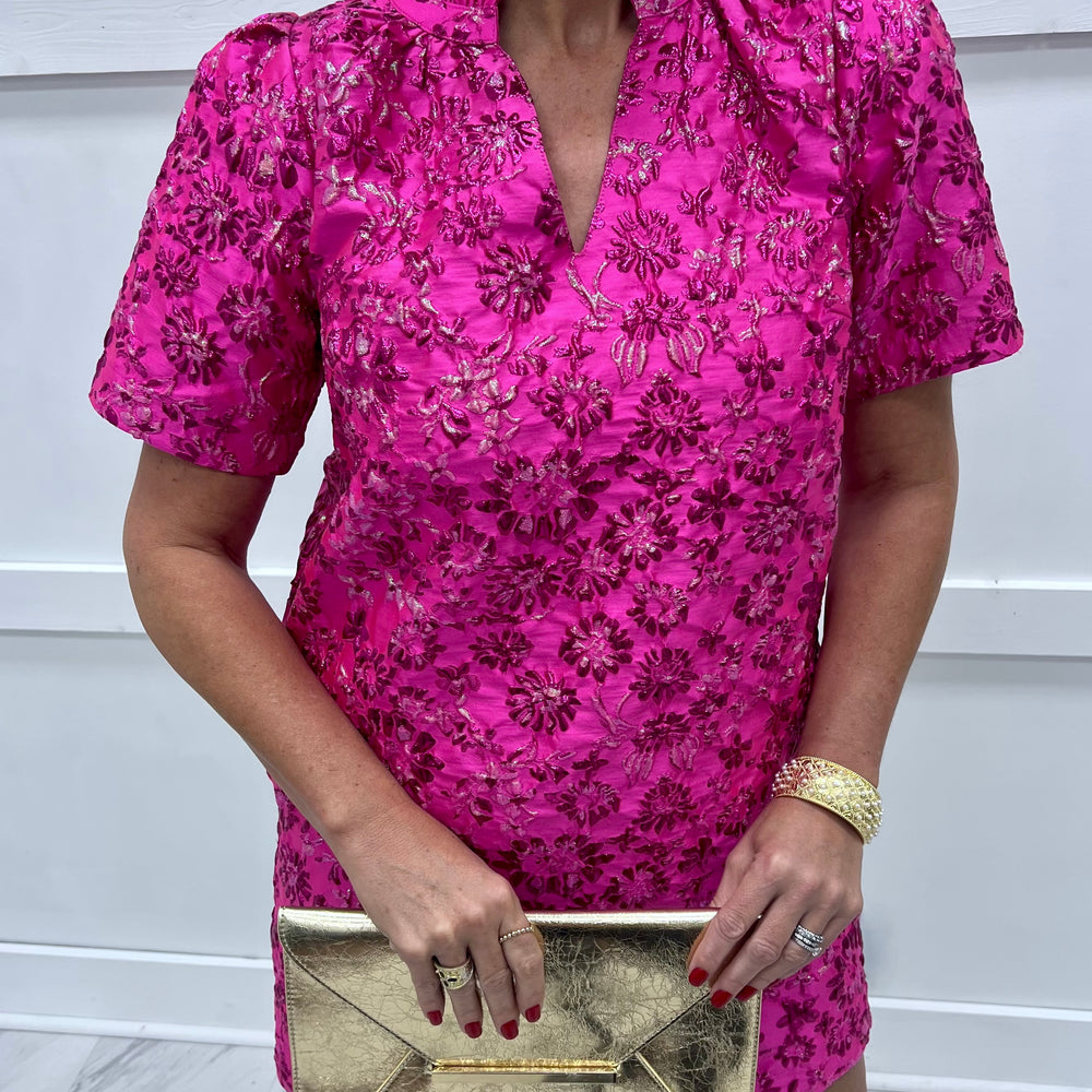 
                  
                    Making Magic Pink V.Neck Dress
                  
                