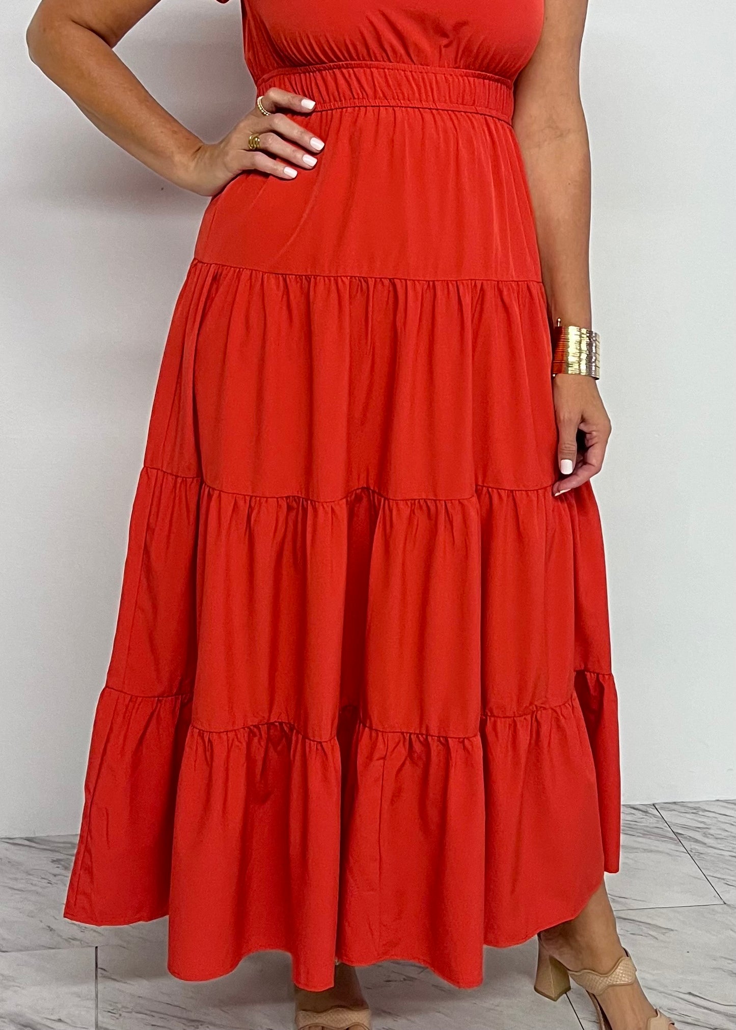 Rya Red Maxi Dress