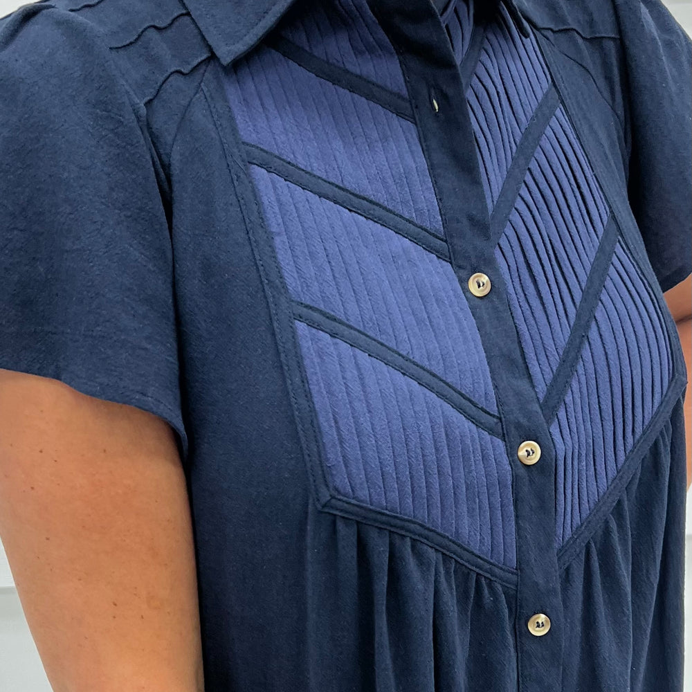 
                  
                    Point Of View Dress (Navy)
                  
                
