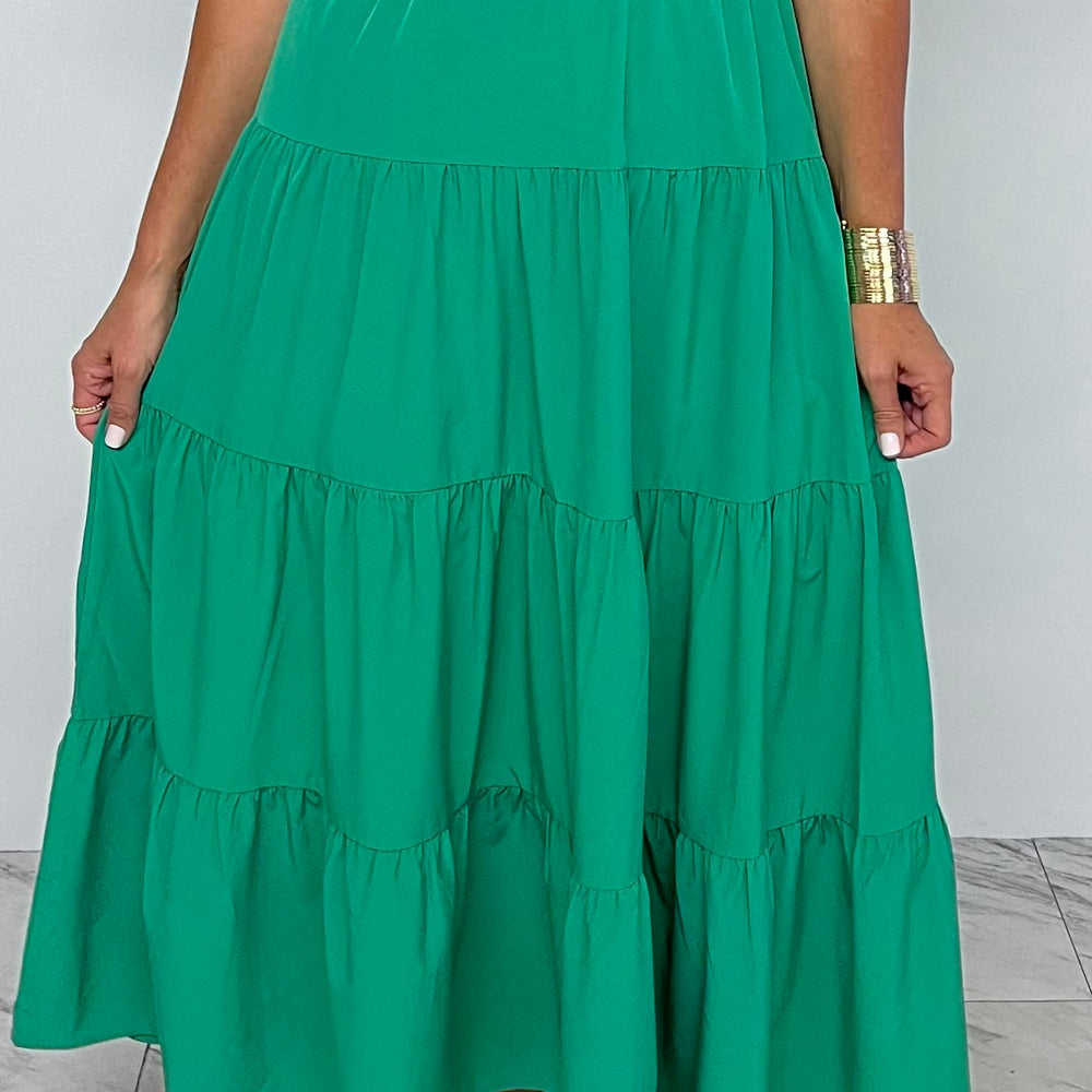 
                  
                    Gabriella Green Maxi Dress
                  
                