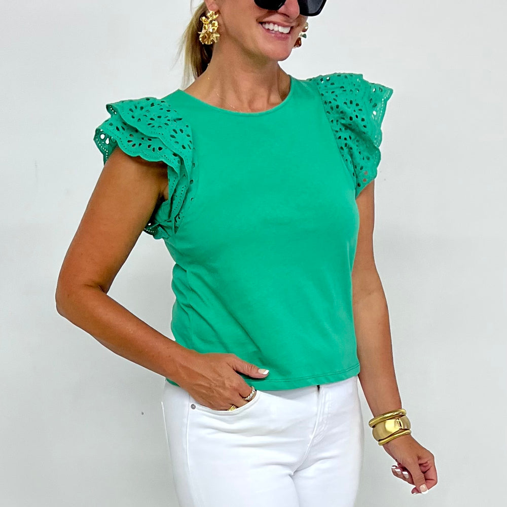 
                  
                    Kelley Eyelet Top
                  
                