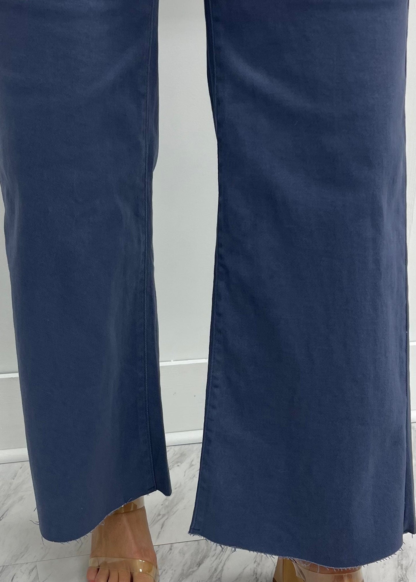 Novie Dusty Navy Denim Pants