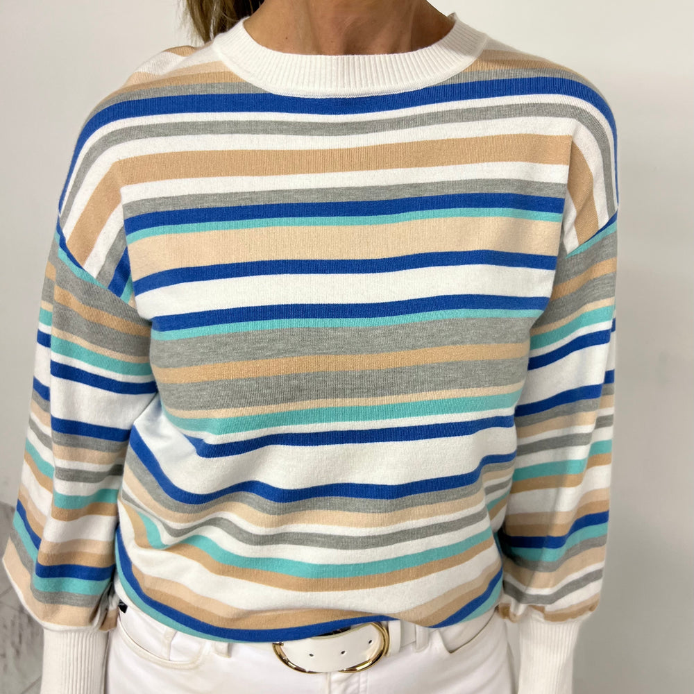 
                  
                    Weekend Wander Stripe Sweater (Blue)
                  
                