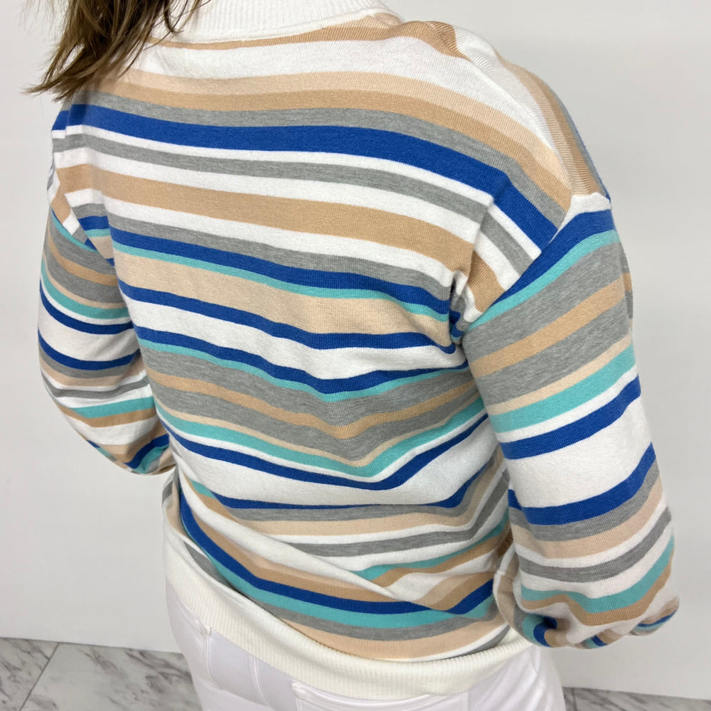 
                  
                    Weekend Wander Stripe Sweater (Blue)
                  
                