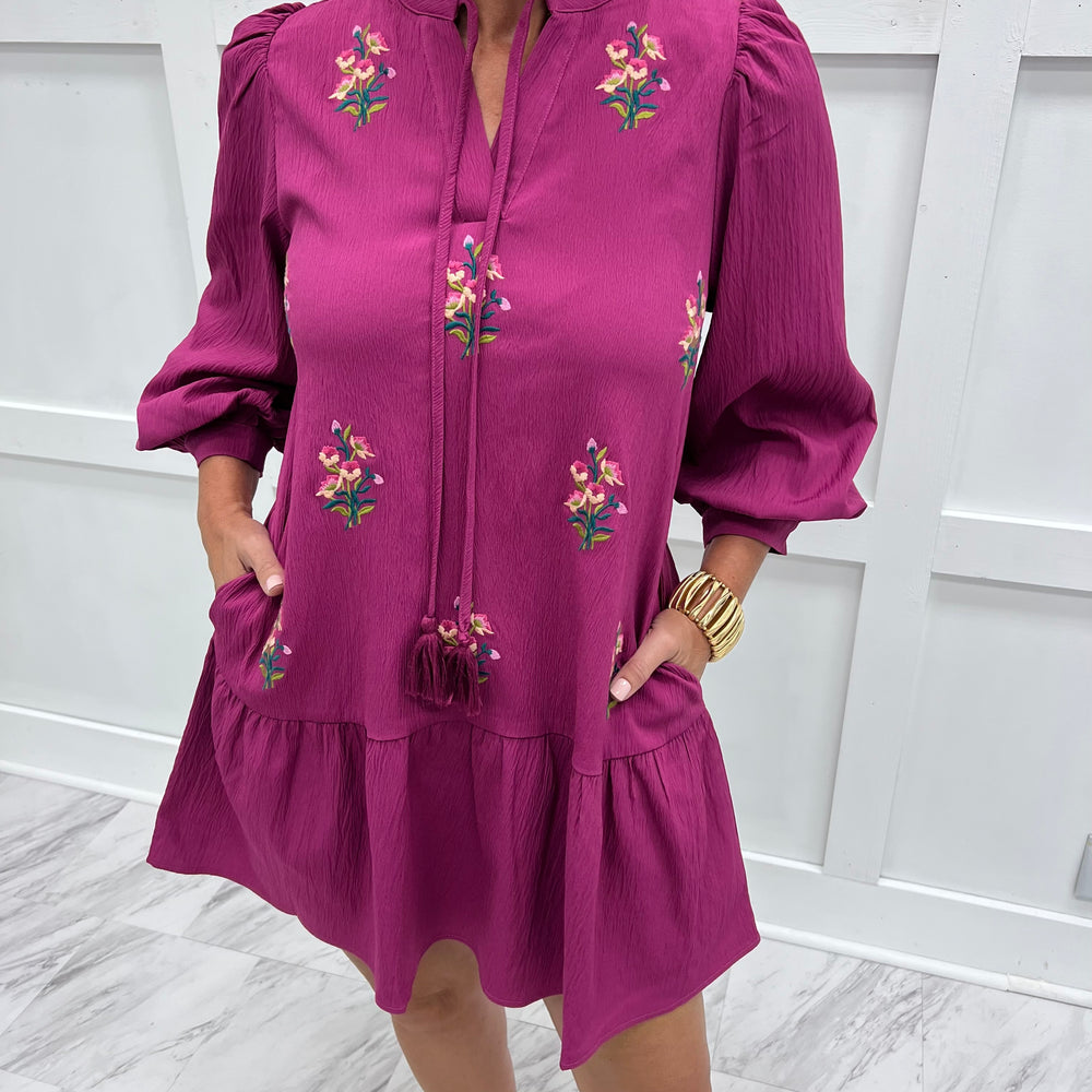 Allure Embroidered Dress