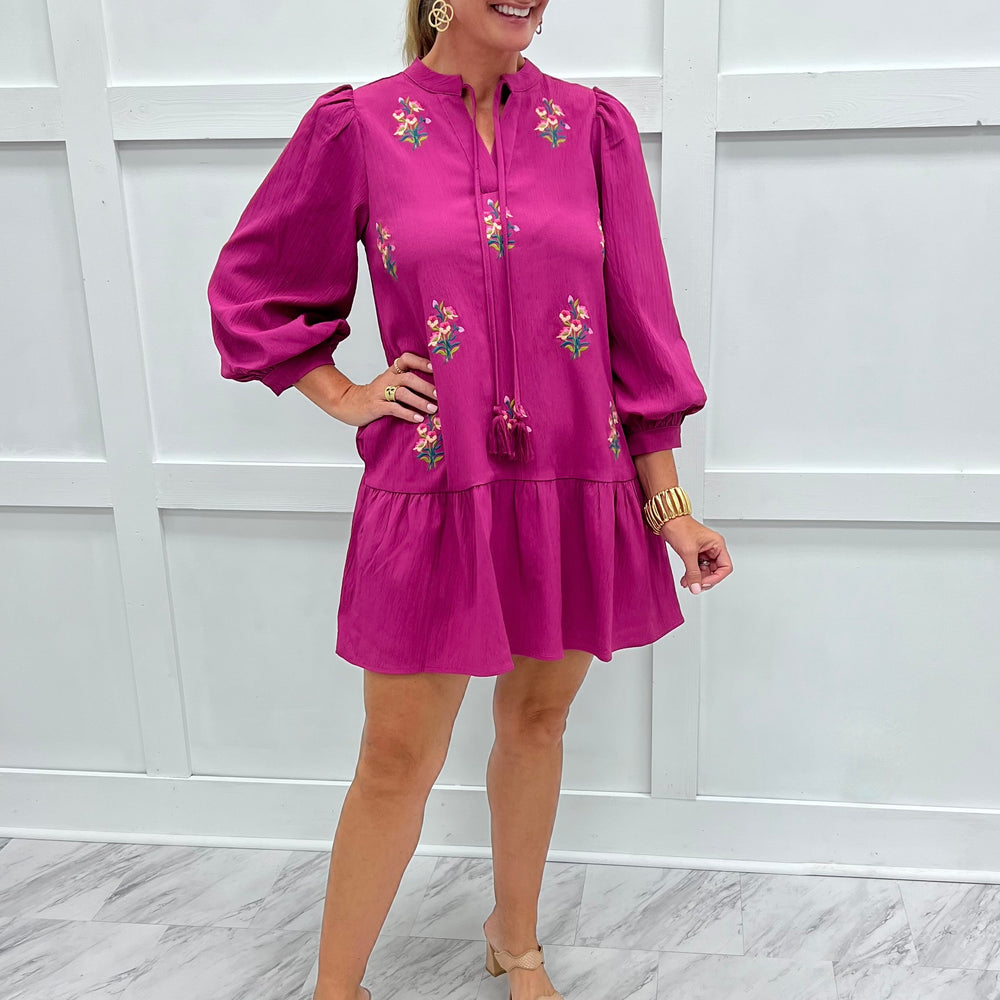 Allure Embroidered Dress