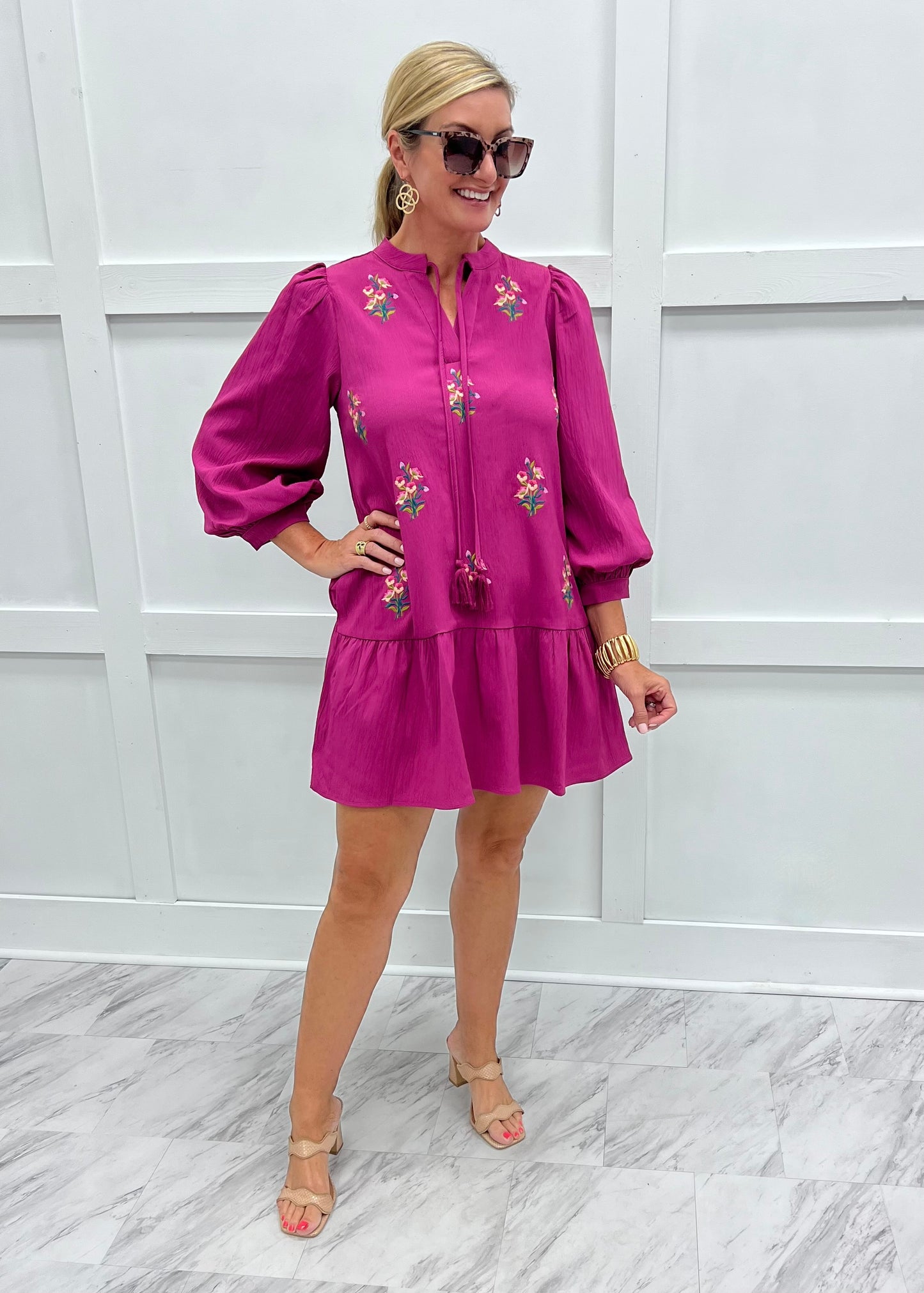 Allure Embroidered Dress