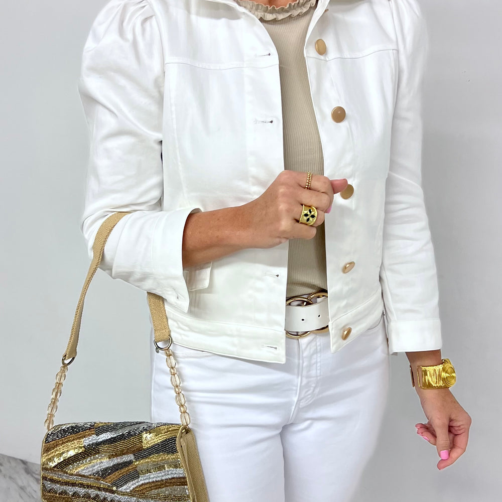 Costa Blanca White Denim Jacket