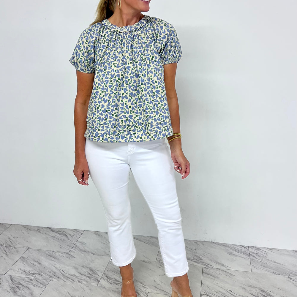
                  
                    Brady Blue Floral Top
                  
                