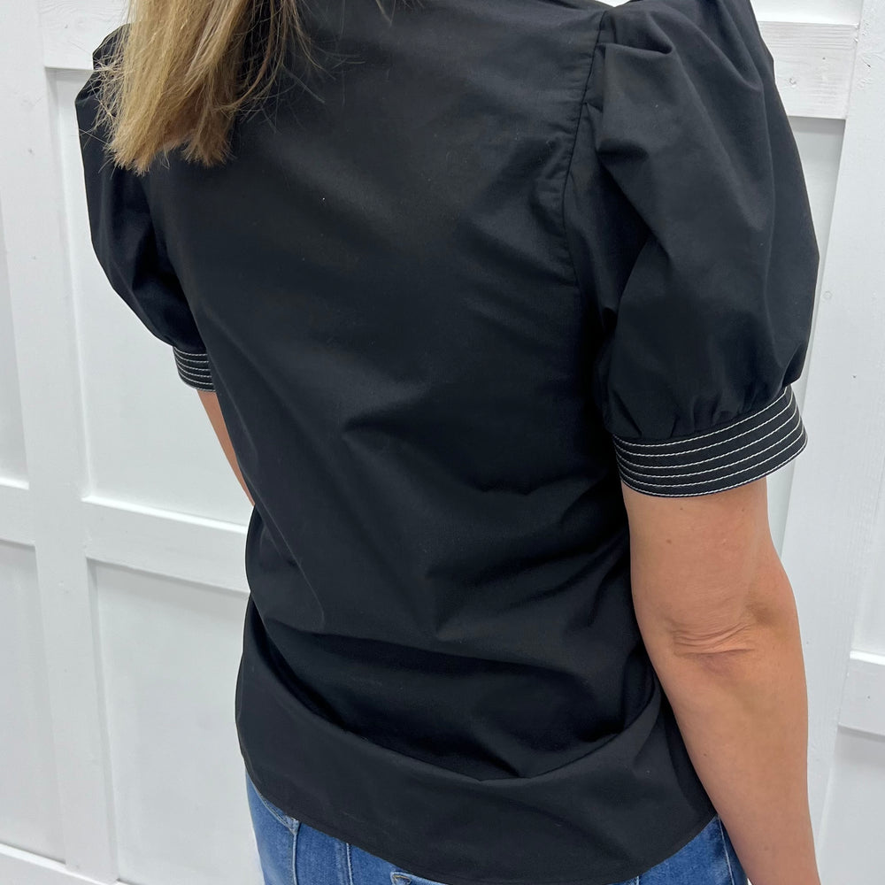 
                  
                    Hannah V.Neck Top (Black)
                  
                
