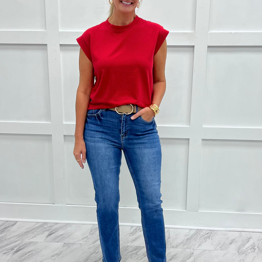 Kayden Solid Top (Red)