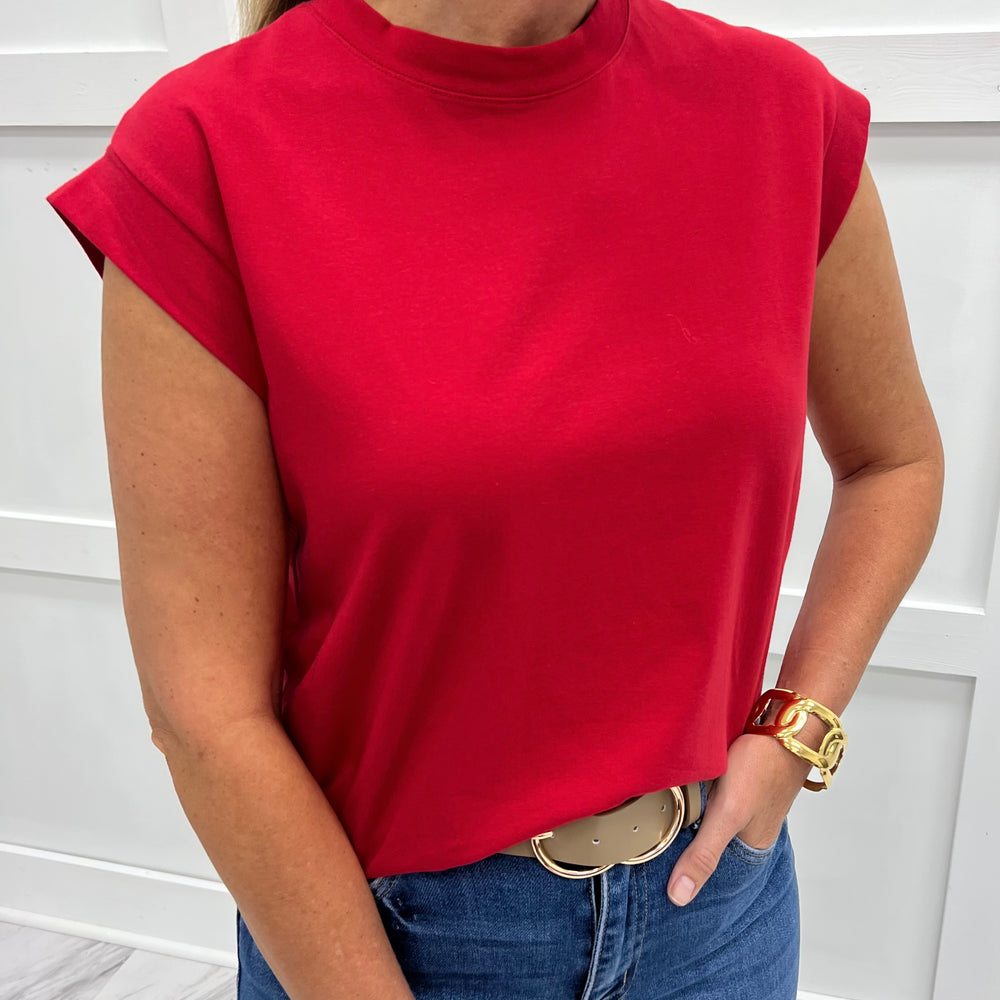 Kayden Solid Top (Red)