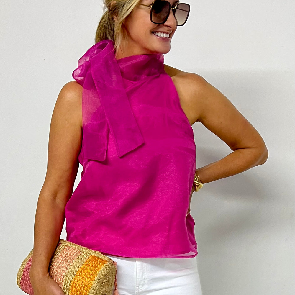 
                  
                    Bowery Bow Top (Pink) - FINAL SALE
                  
                