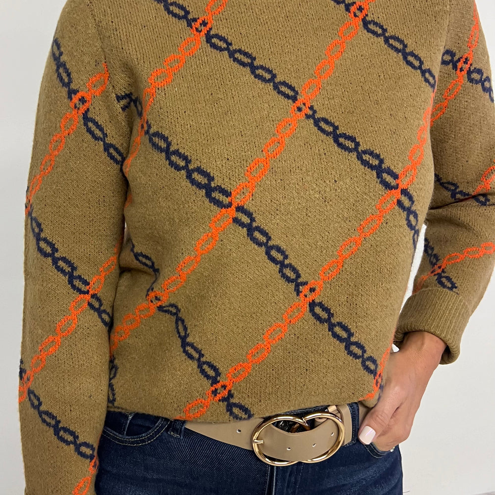 
                  
                    Charleston Chain Sweater (Camel)
                  
                