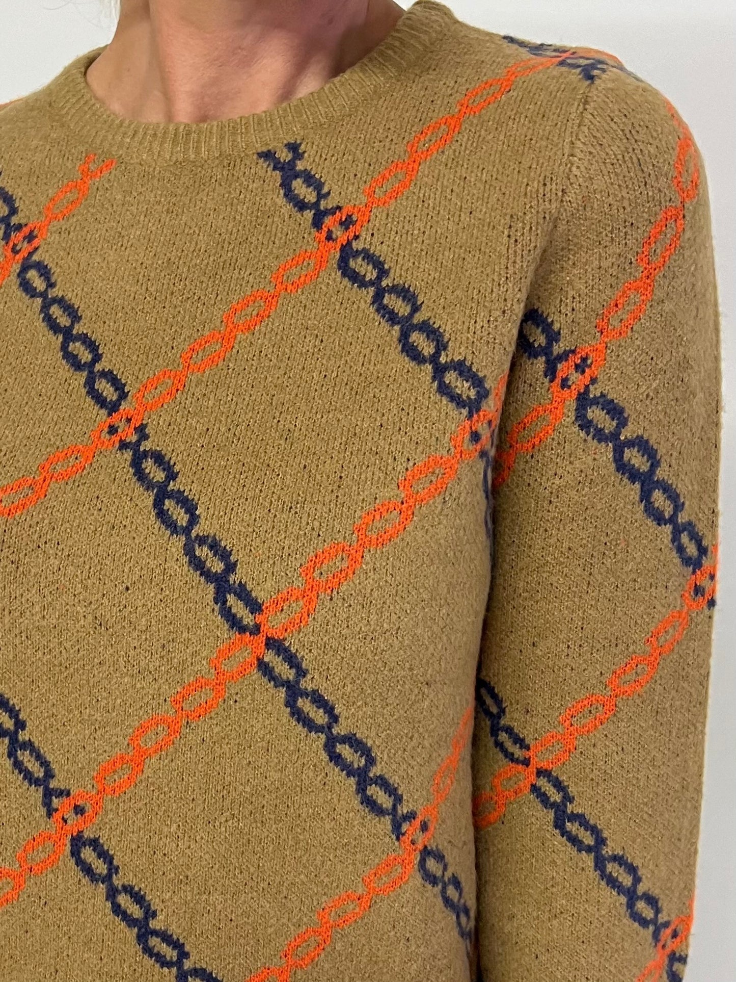 Charleston Chain Sweater (Camel)