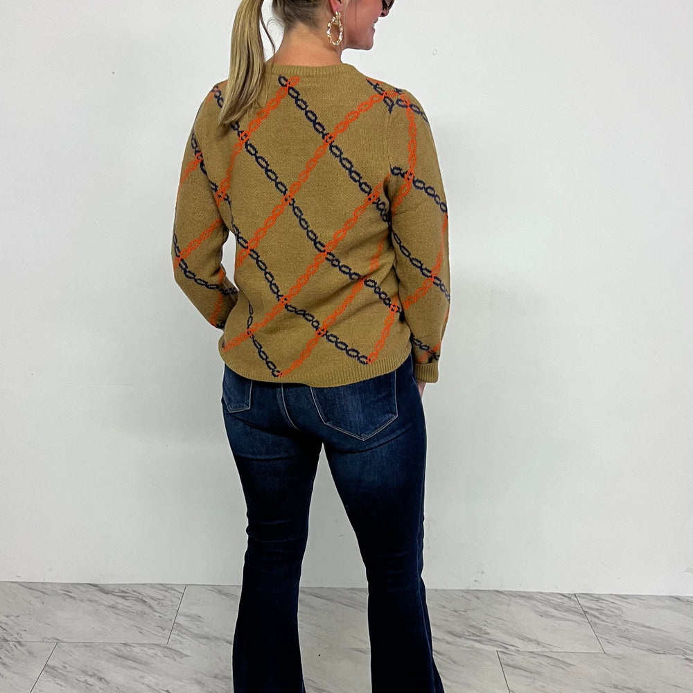 
                  
                    Charleston Chain Sweater (Camel)
                  
                