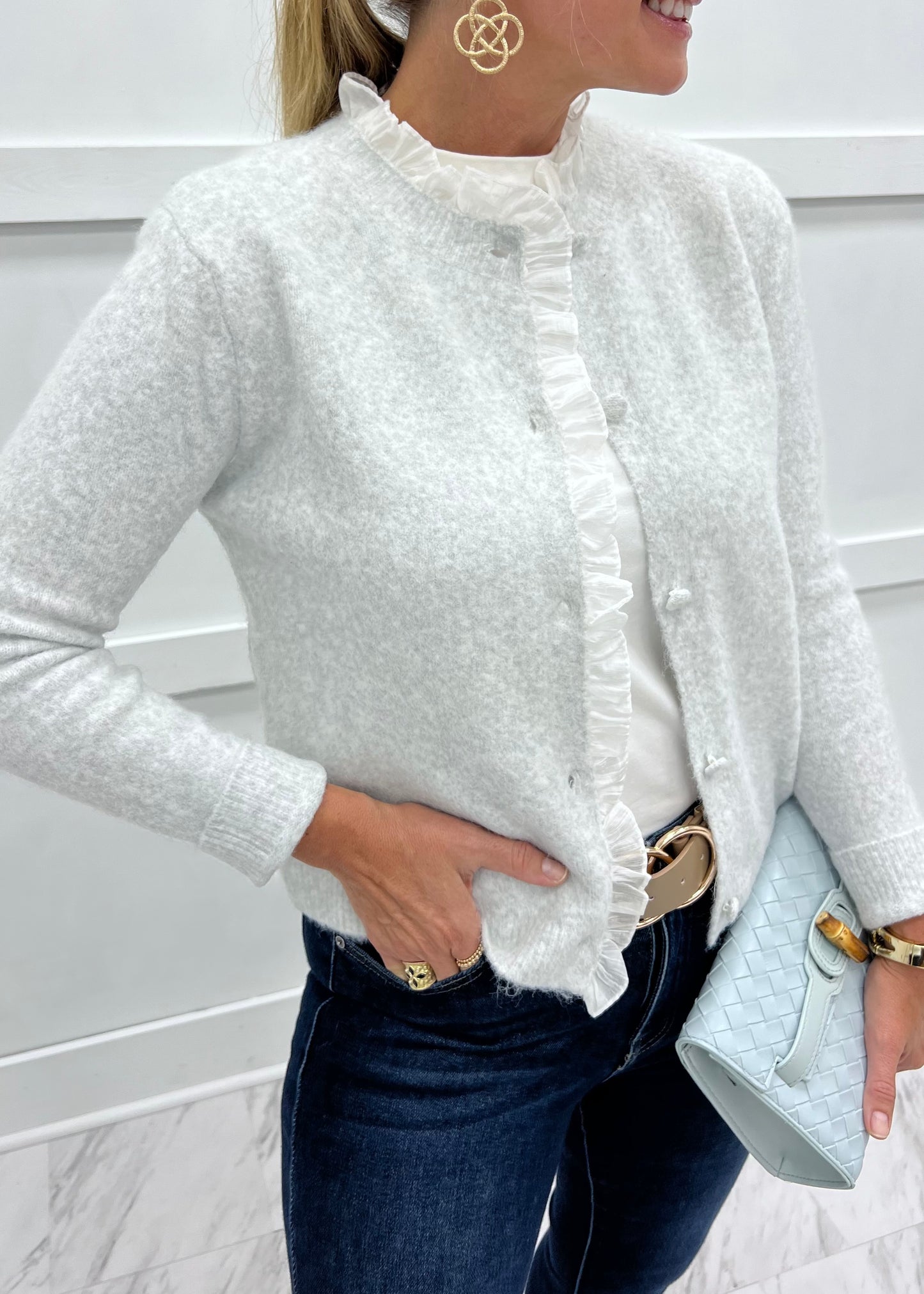 FiFi Ruffle Cardigan