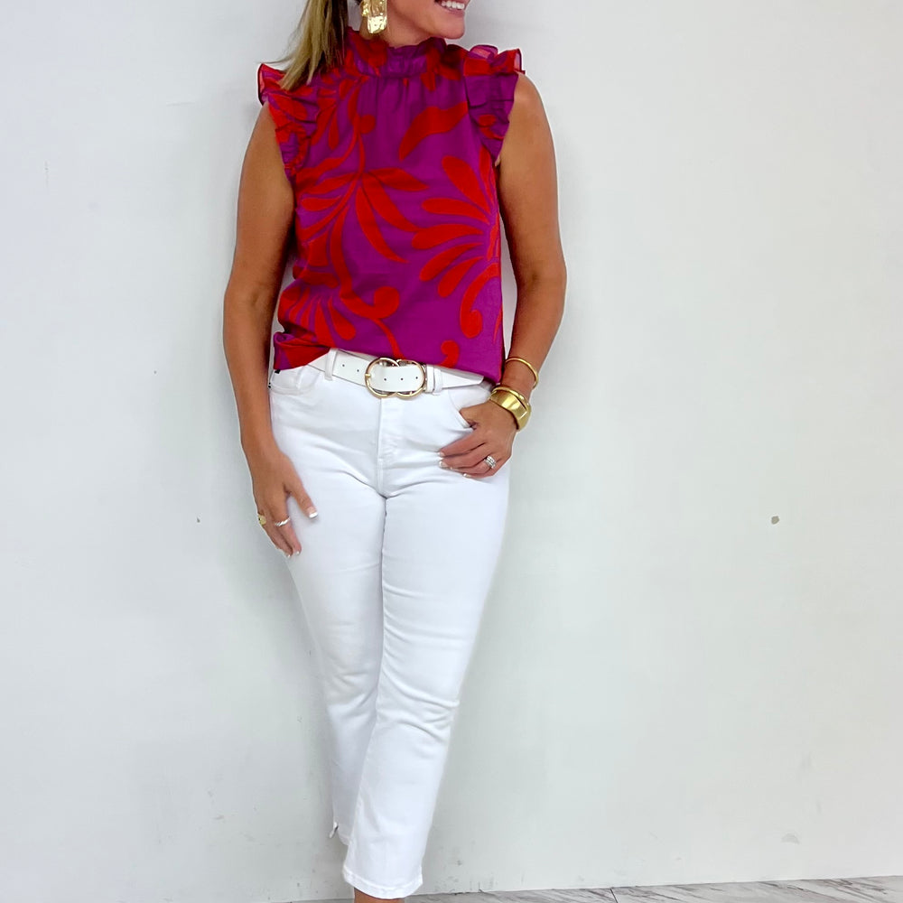 Zoie Print Top