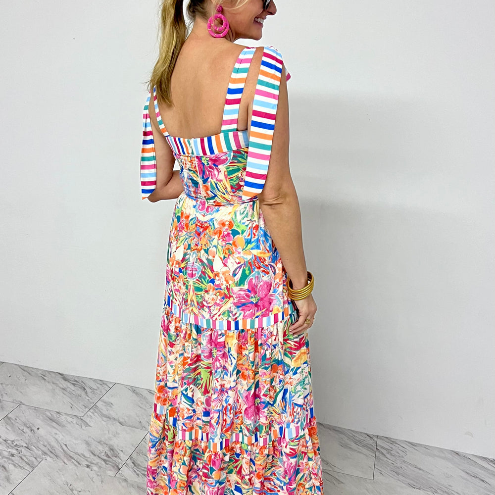 
                      
                        PARADISE BEACH MIX PRINT MAXI DRESS - FINAL SALE
                      
                    