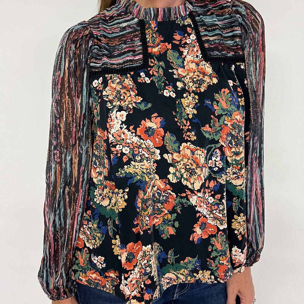 
                  
                    Midnight Mystic Mix Print Top-FINAL SALE
                  
                