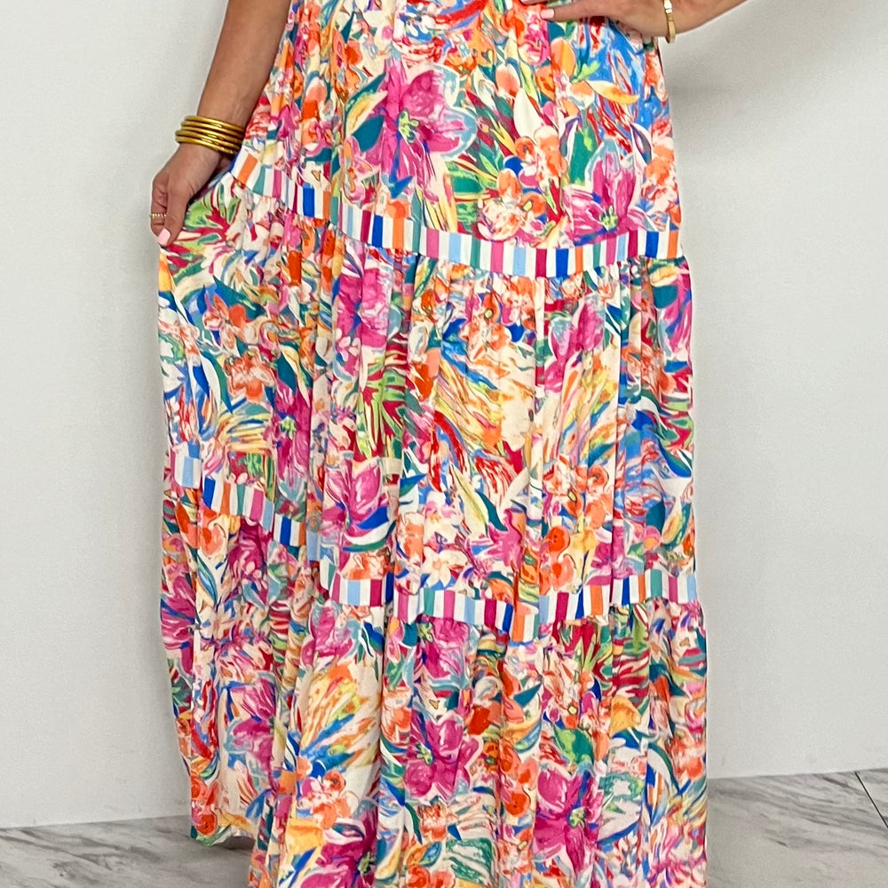 
                      
                        PARADISE BEACH MIX PRINT MAXI DRESS - FINAL SALE
                      
                    