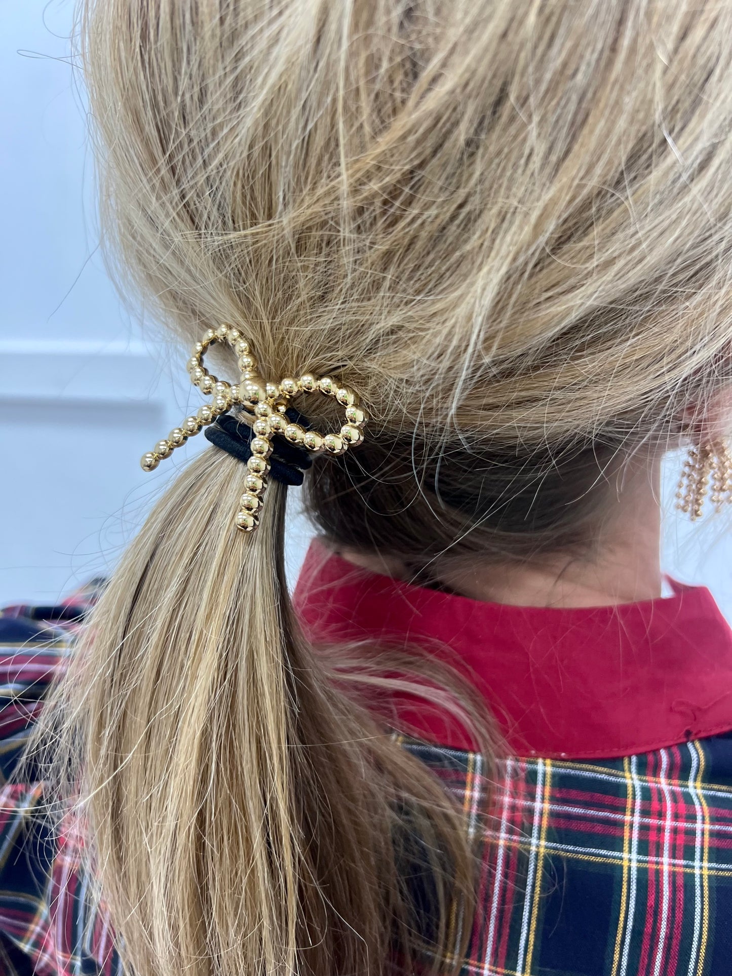 Styled Bow Ponytail Holder