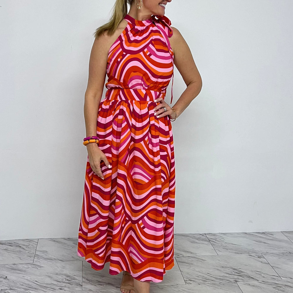 
                  
                    Miami Mixed Stripe Dress- FINAL SALE
                  
                