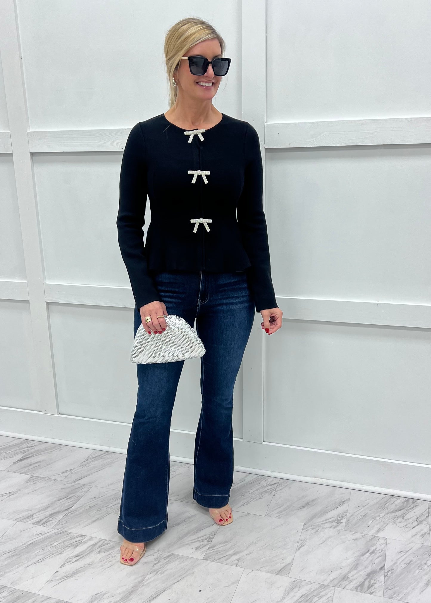 Twilight Jewel Bow Top