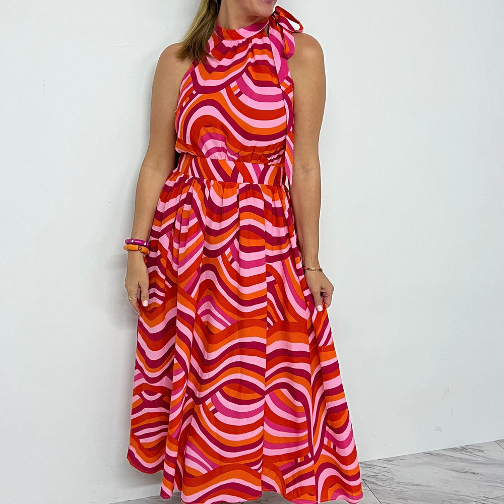 Miami Mixed Stripe Dress- FINAL SALE