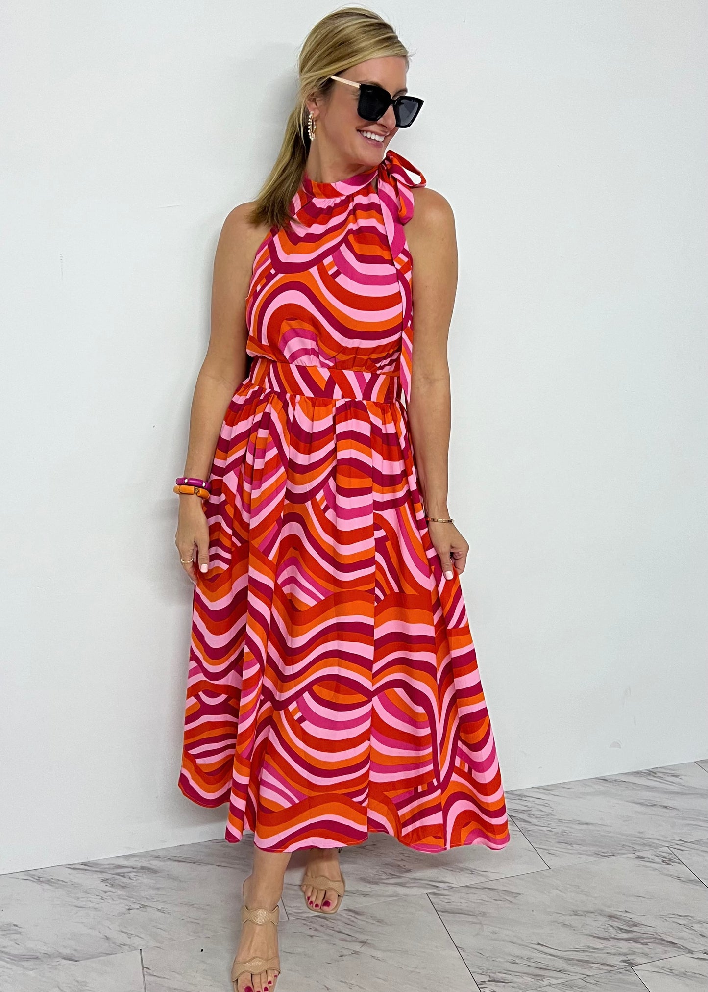 Miami Mixed Stripe Dress- FINAL SALE