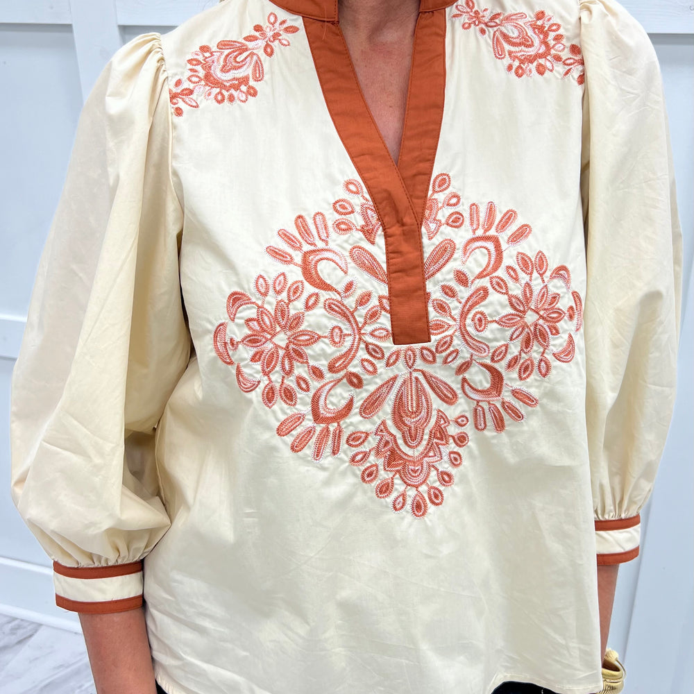 
                  
                    Astoria Embroidered Top
                  
                
