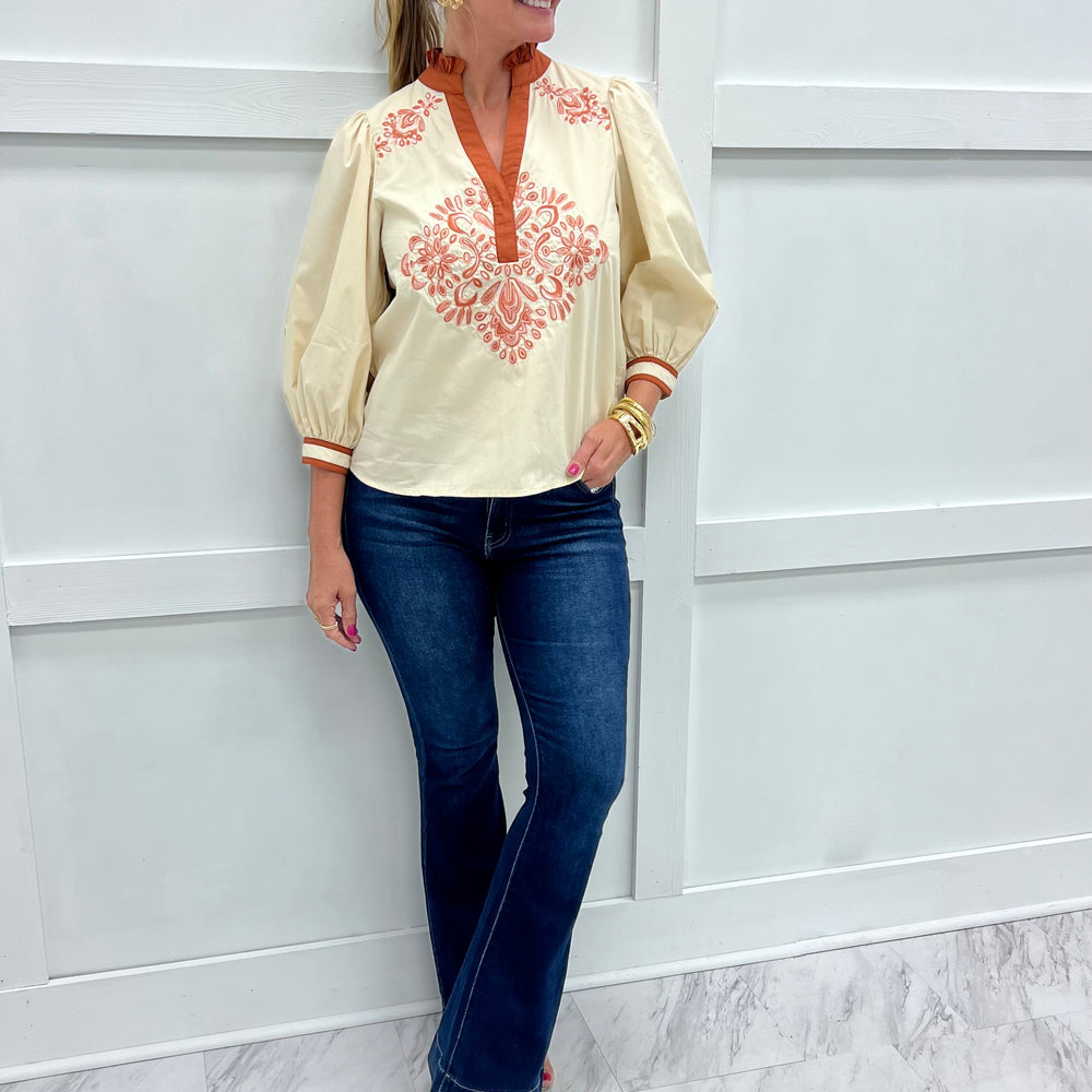 
                  
                    Astoria Embroidered Top
                  
                