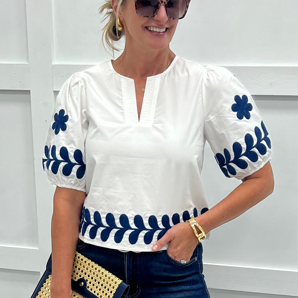 
                  
                    Daydreamer Embroidered Top
                  
                