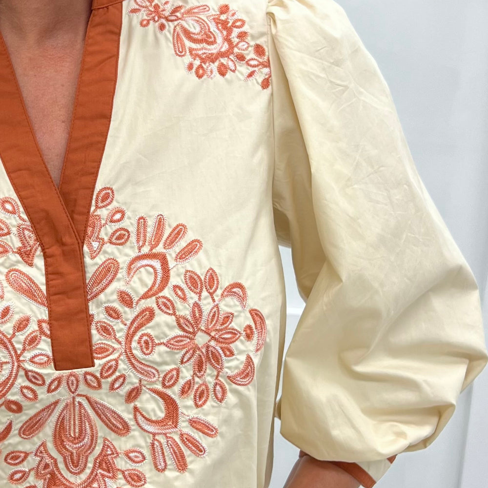 Astoria Embroidered Top