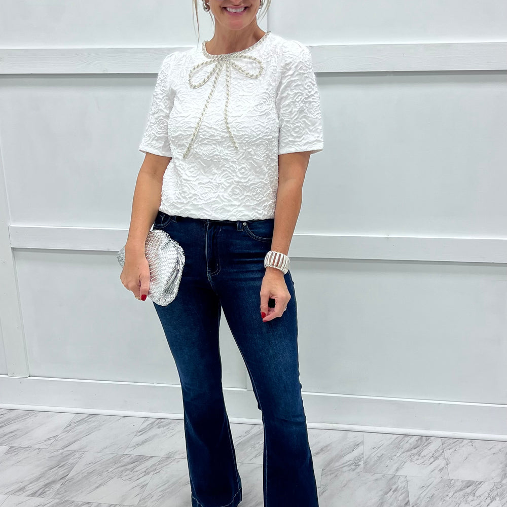 Glittering Dreams Bow Top