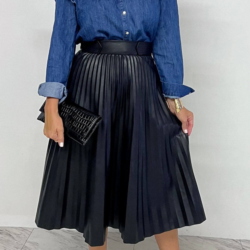 
                  
                    Luella Leather Skirt
                  
                