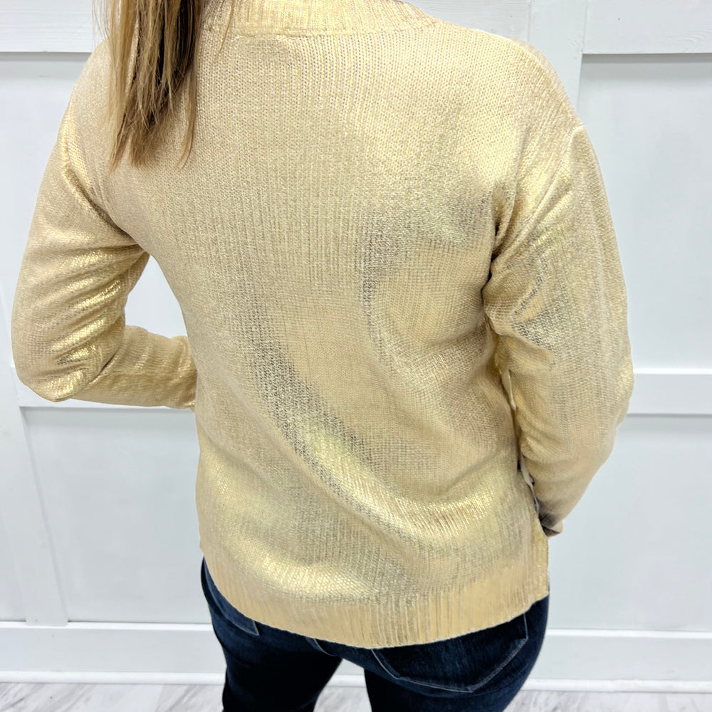 
                  
                    Mystic Gold Button Side Sweater
                  
                