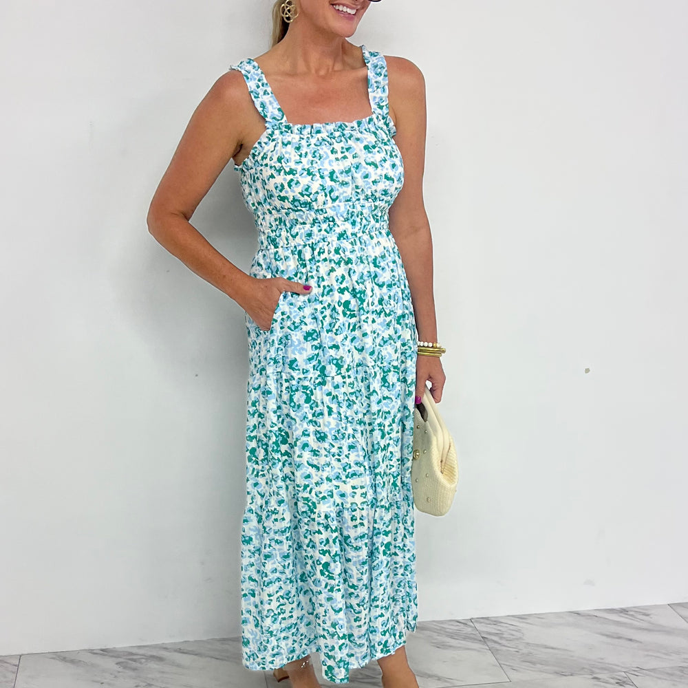 
                  
                    Aurora Spotted Dress (Green)-FINAL SALE
                  
                