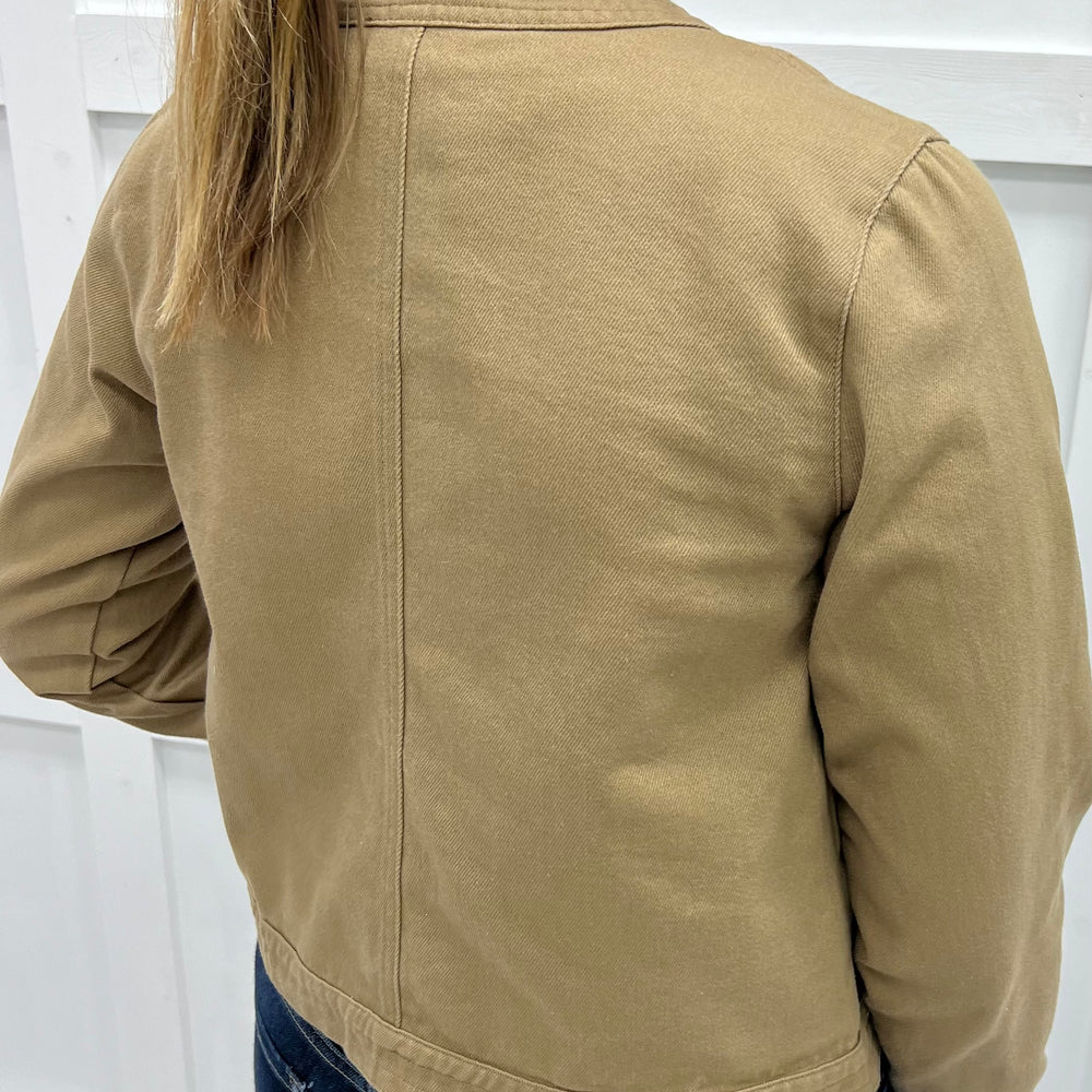 
                  
                    Walker Taupe Twill Jacket
                  
                