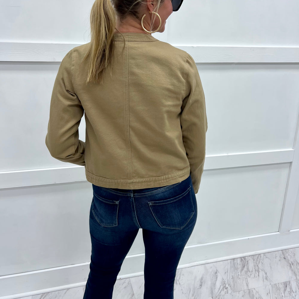 
                  
                    Walker Taupe Twill Jacket
                  
                
