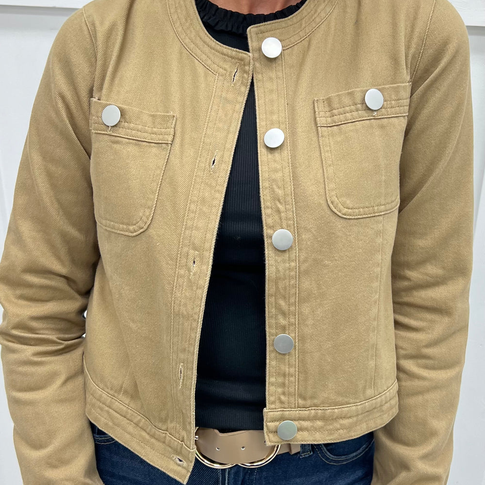 
                  
                    Walker Taupe Twill Jacket
                  
                